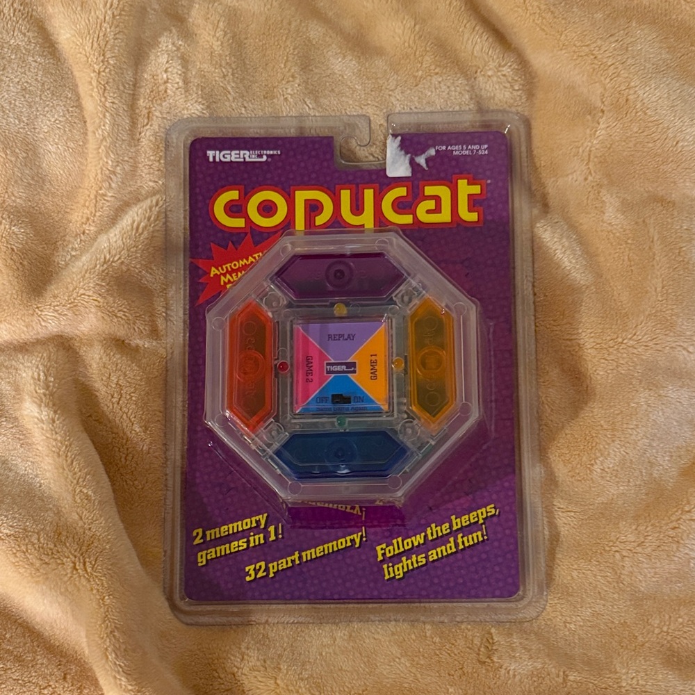 Vintage Tiger Copycat Electronic Game in Box